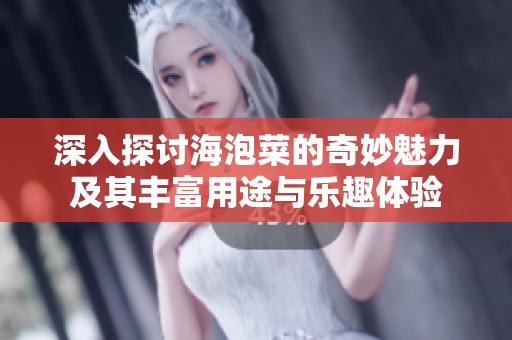 深入探讨海泡菜的奇妙魅力及其丰富用途与乐趣体验