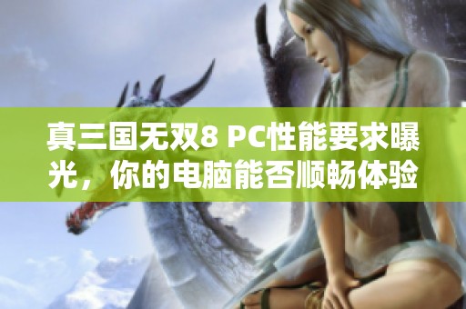 真三国无双8 PC性能要求曝光，你的电脑能否顺畅体验游戏？