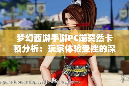 梦幻西游手游PC端突然卡顿分析：玩家体验受挫的深层原因探讨