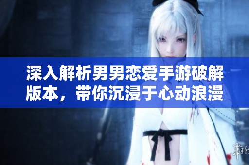 深入解析男男恋爱手游破解版本，带你沉浸于心动浪漫之中