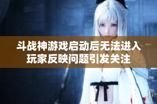 斗战神游戏启动后无法进入玩家反映问题引发关注