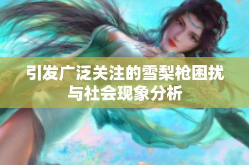 引发广泛关注的雪梨枪困扰与社会现象分析