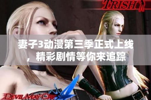妻子3动漫第三季正式上线，精彩剧情等你来追踪