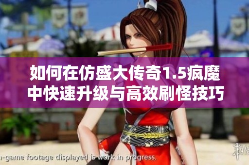 如何在仿盛大传奇1.5疯魔中快速升级与高效刷怪技巧分享