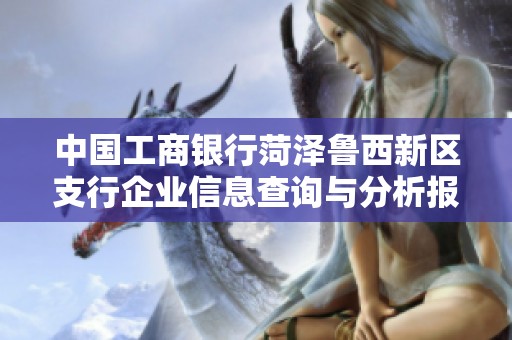 中国工商银行菏泽鲁西新区支行企业信息查询与分析报告