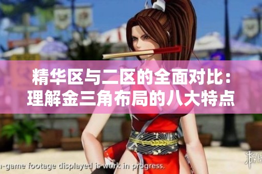 精华区与二区的全面对比：理解金三角布局的八大特点与优势