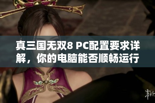 真三国无双8 PC配置要求详解，你的电脑能否顺畅运行游戏吗