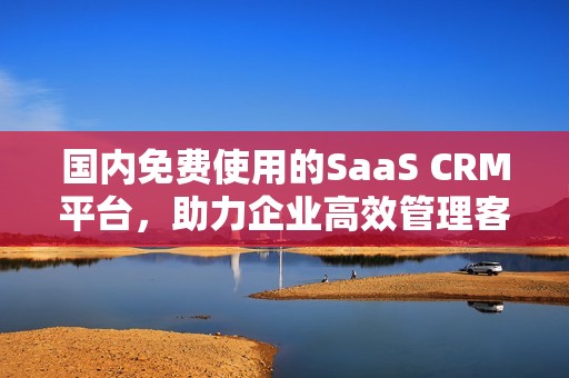 国内免费使用的SaaS CRM平台，助力企业高效管理客户关系