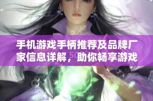手机游戏手柄推荐及品牌厂家信息详解，助你畅享游戏乐趣